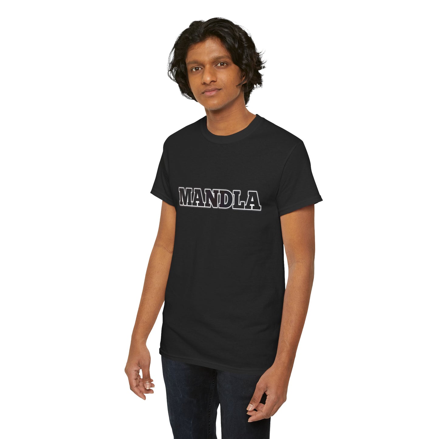 Cotton Tee with Bold Lettering for an Energetic Look