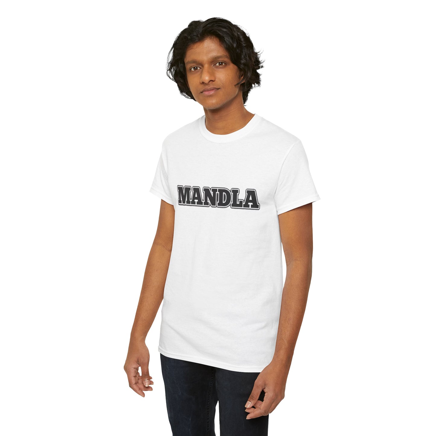 Cotton Tee with Bold Lettering for an Energetic Look