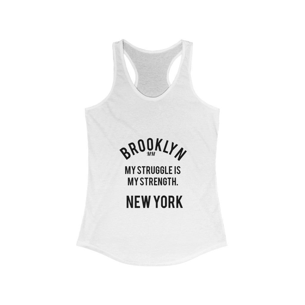 BK Struggle Women's Ideal Racerback Tank