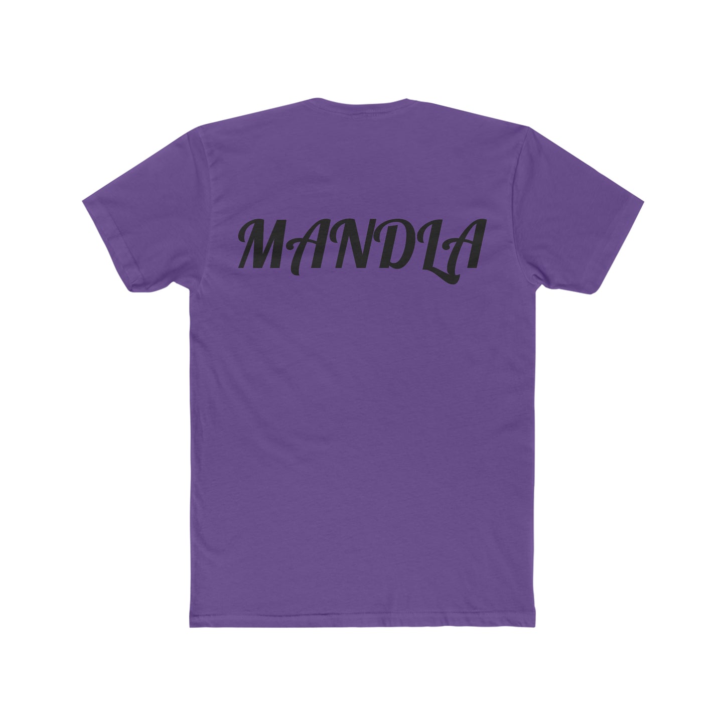 MANDLA Straight Cotton Color Crew Tee