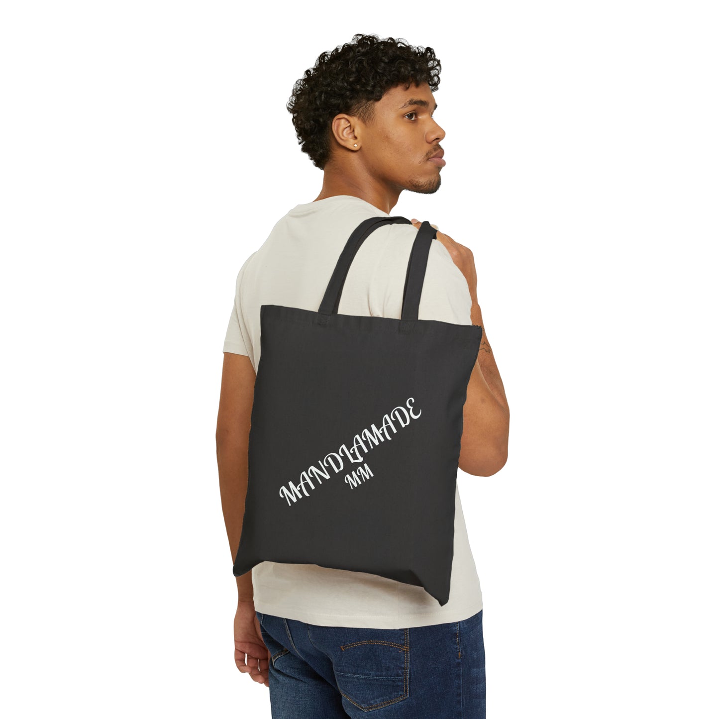 MANDLA LIGHT Cotton Canvas Tote Bag