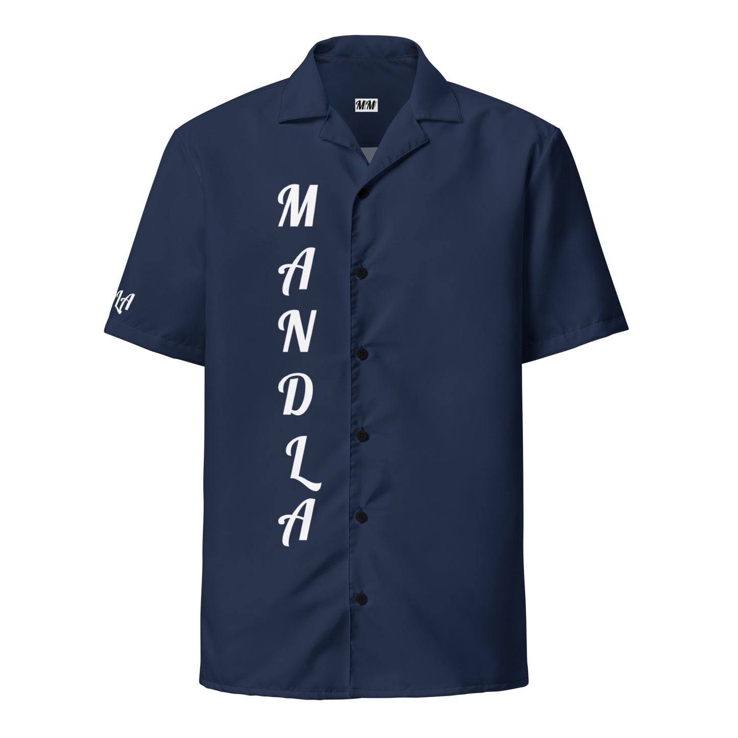 MANDLA Chillout Navy Unisex button shirt