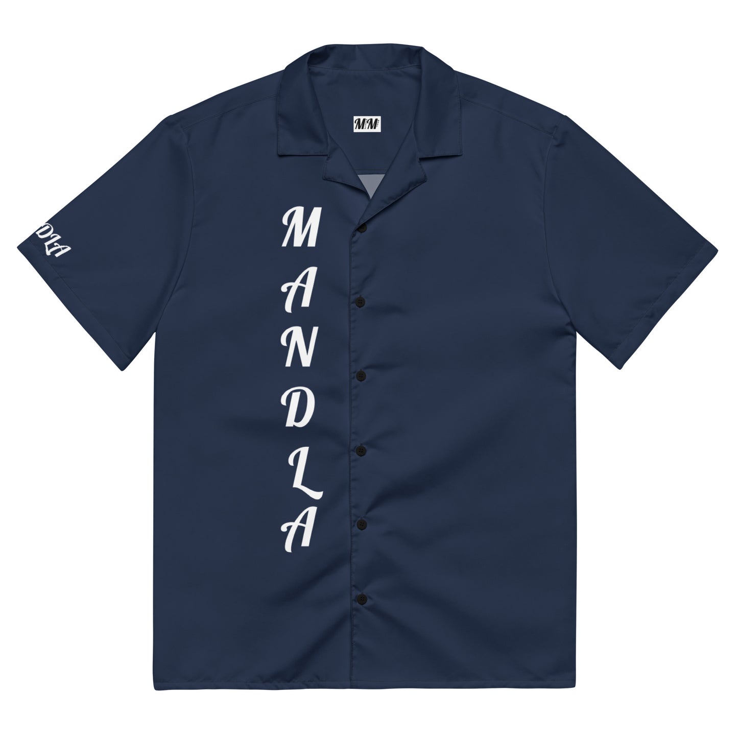 MANDLA Chillout Navy Unisex button shirt