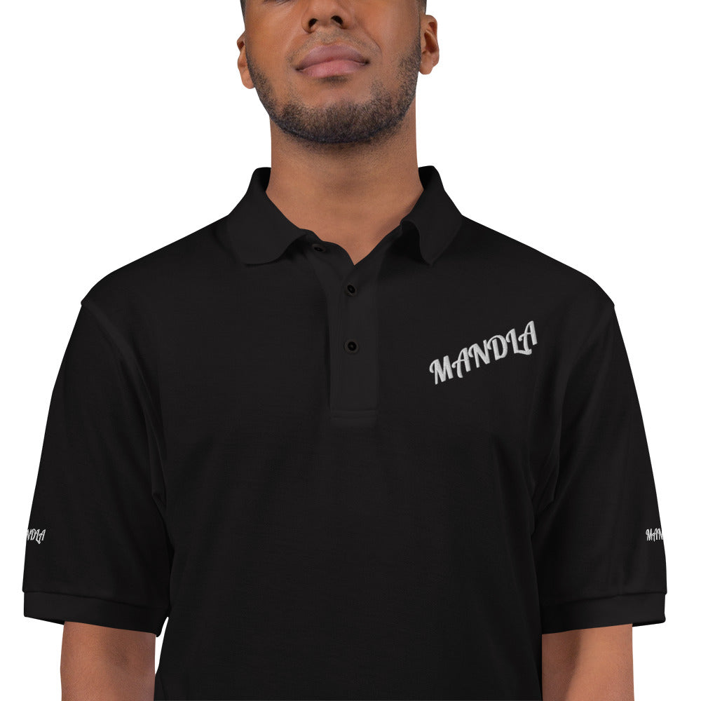 MANDLA NEW Men's Premium Polo Shirt