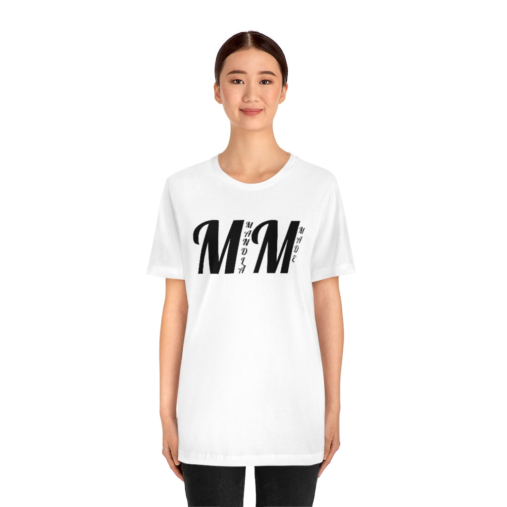 MM white Unisex Jersey Short Sleeve Tee