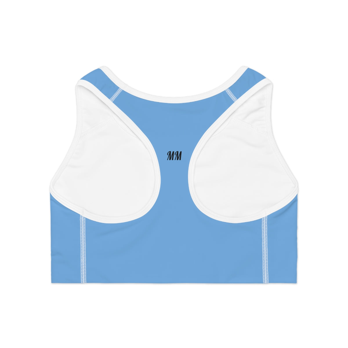 MM FEMALE soft blue Sports Bra