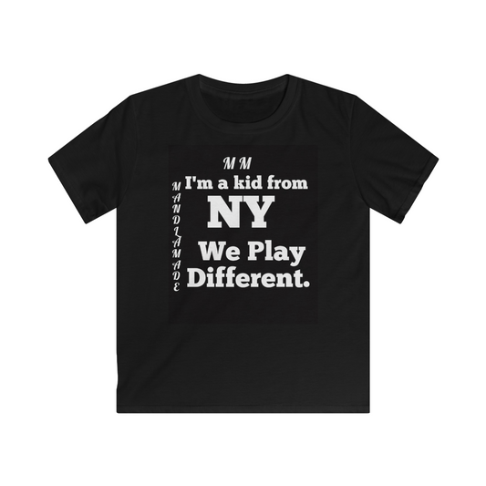 WE PLAY NY BLK Softstyle Tee