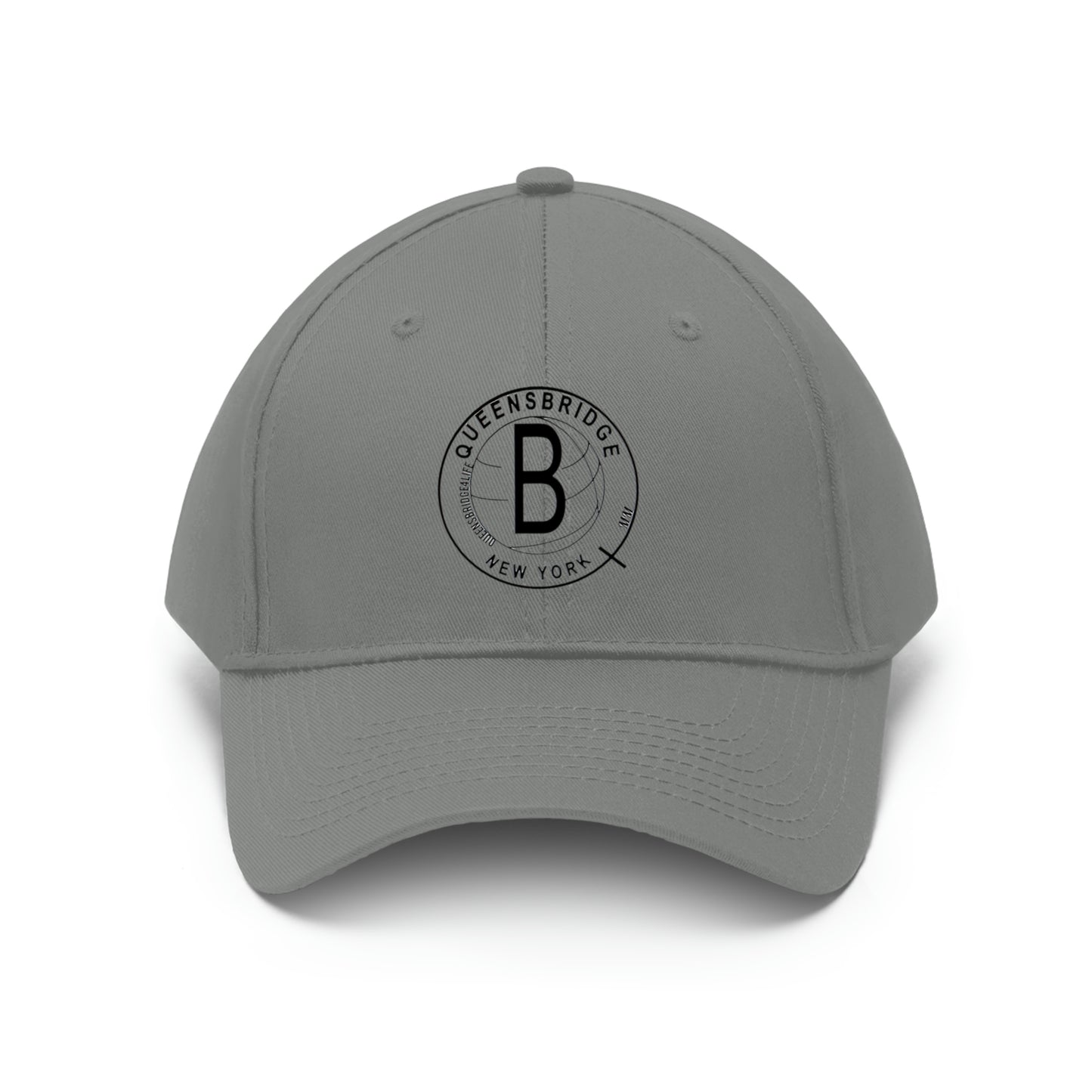 QB Black Print Baseball Cap