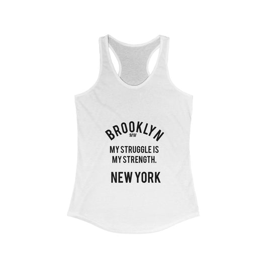 BK Struggle Women's Ideal Racerback Tank