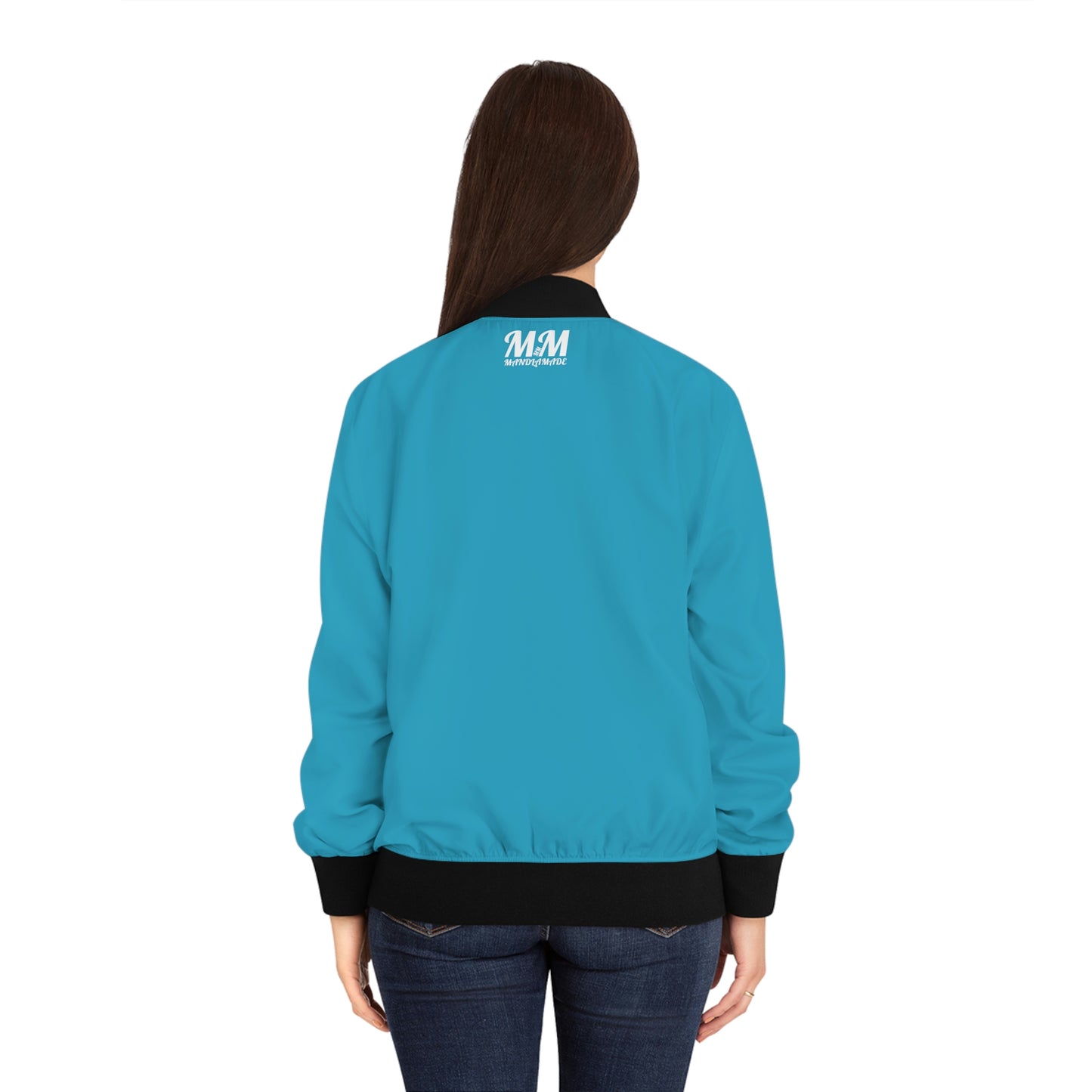 Women's BLUE All that Bomber Jacket