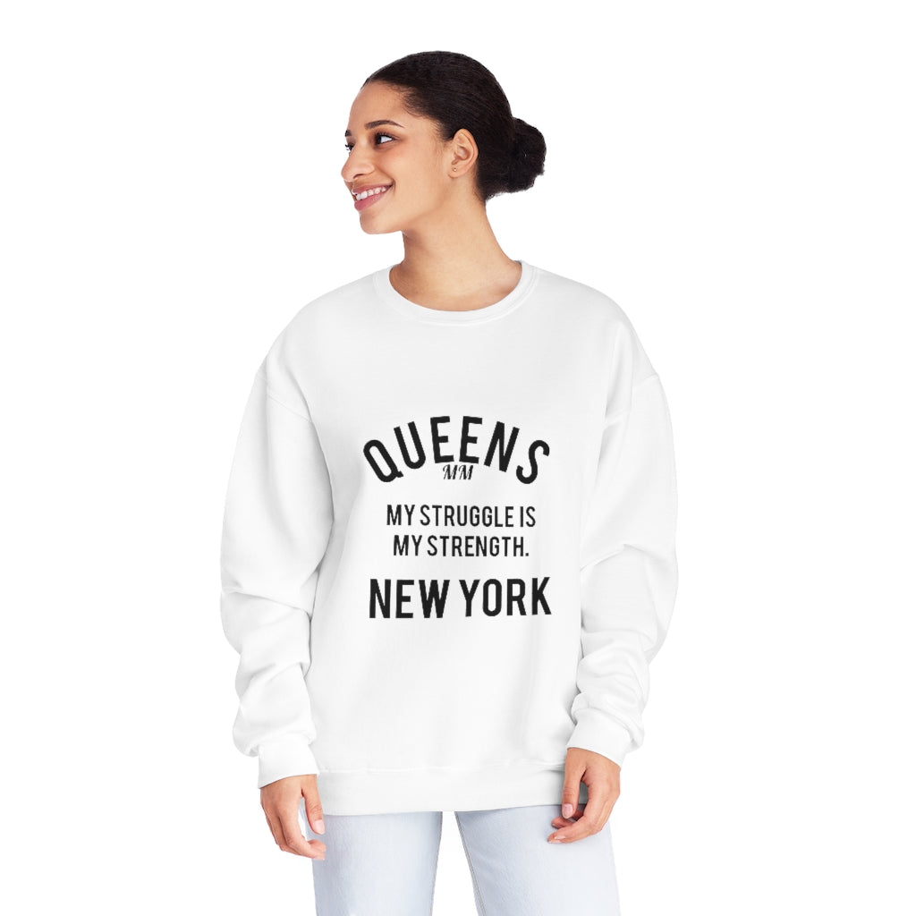 Female Queens NY Crewneck Sweatshirt