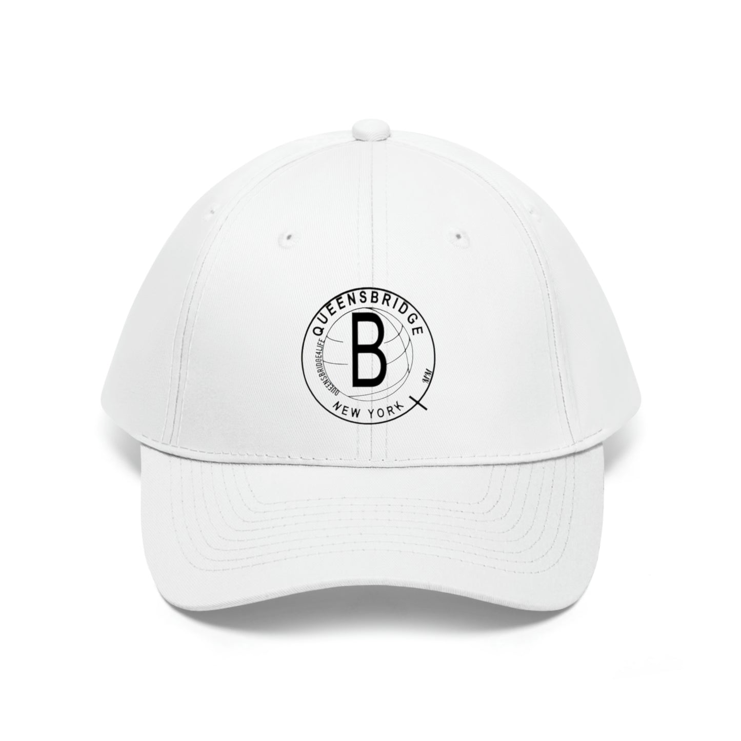 QB Black Print Baseball Cap