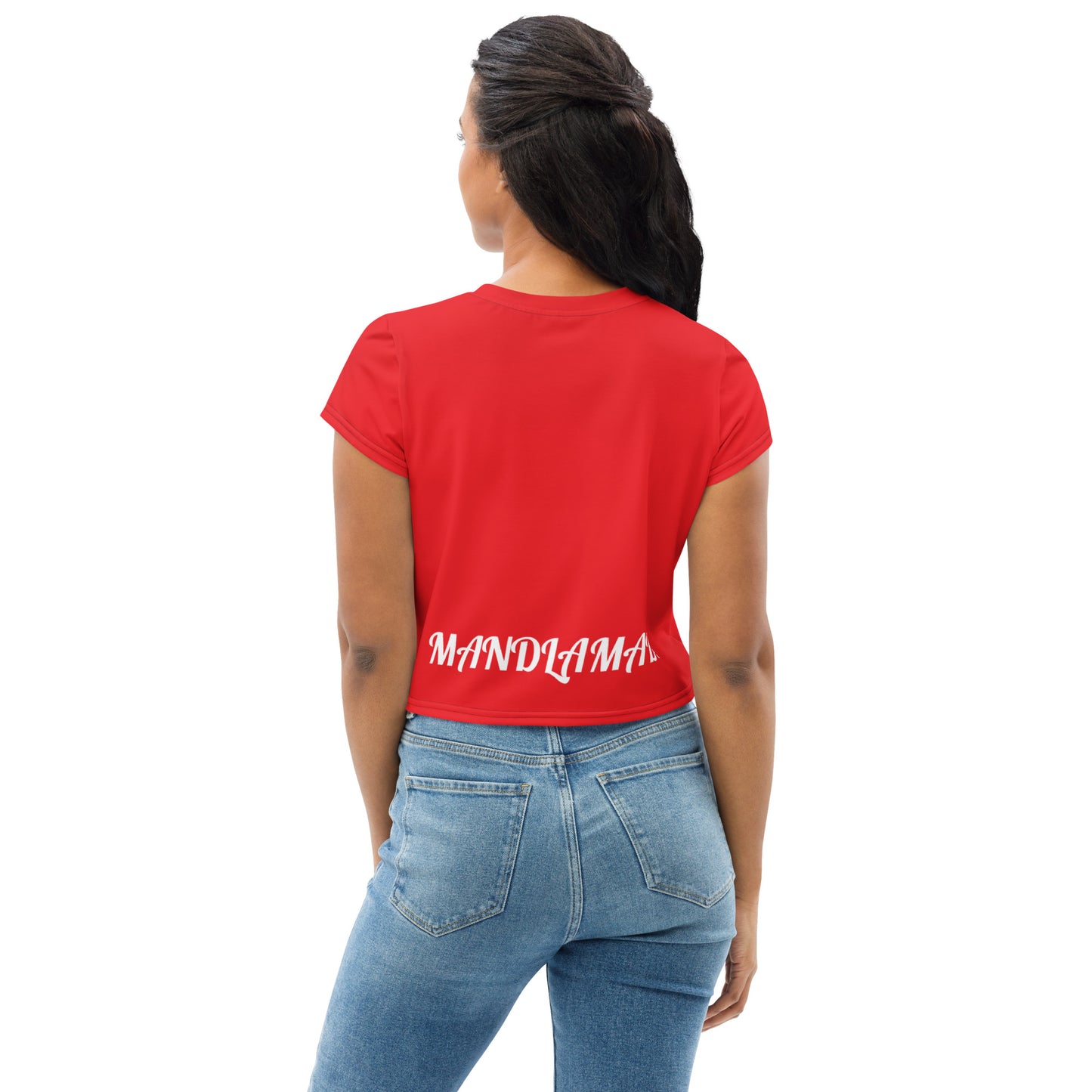 MM RED COOL OUT Crop Tee