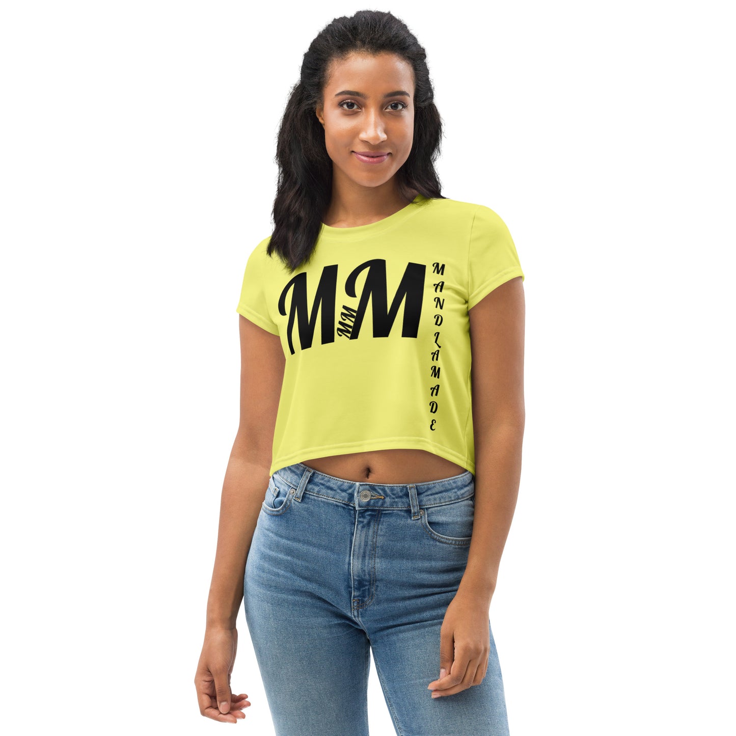 MM YELLOW COOL OUT Crop Tee