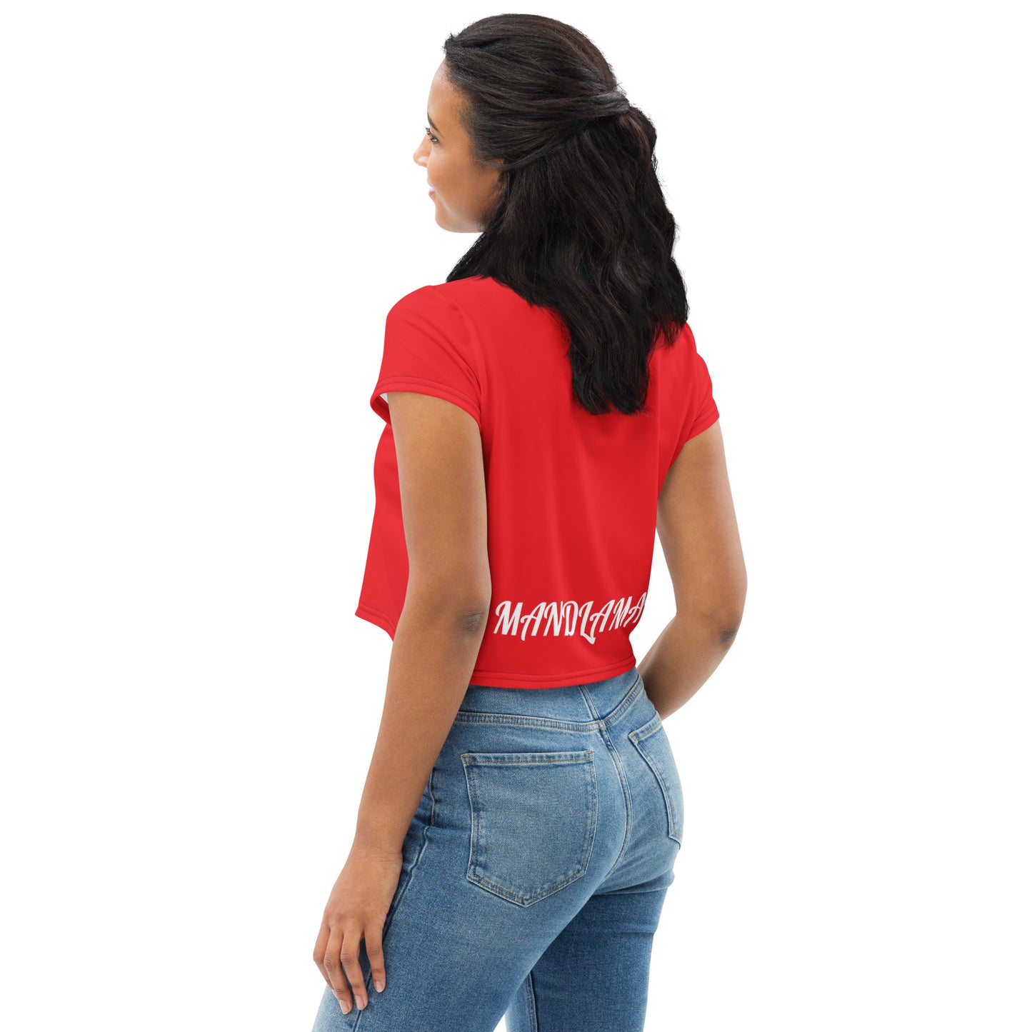 MM RED COOL OUT Crop Tee