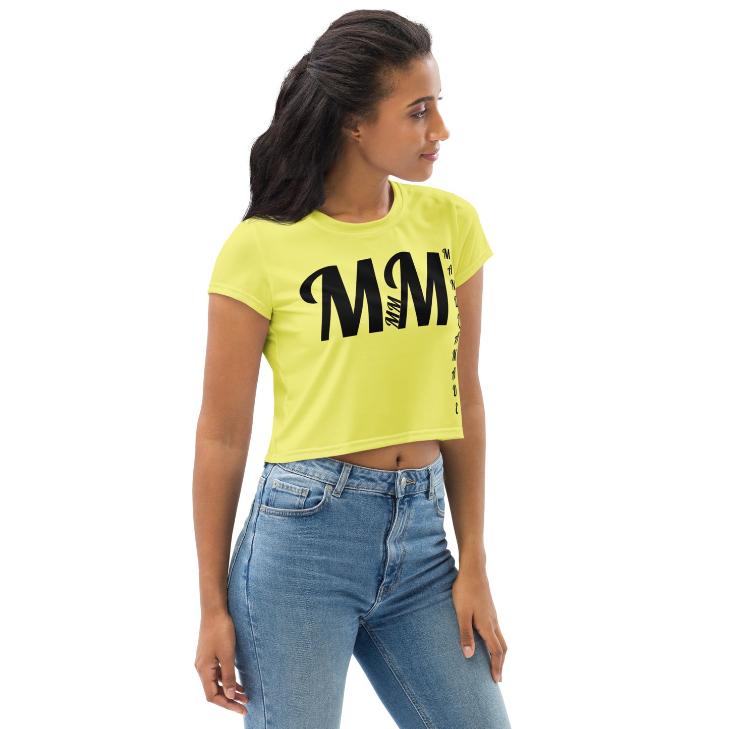 MM YELLOW COOL OUT Crop Tee