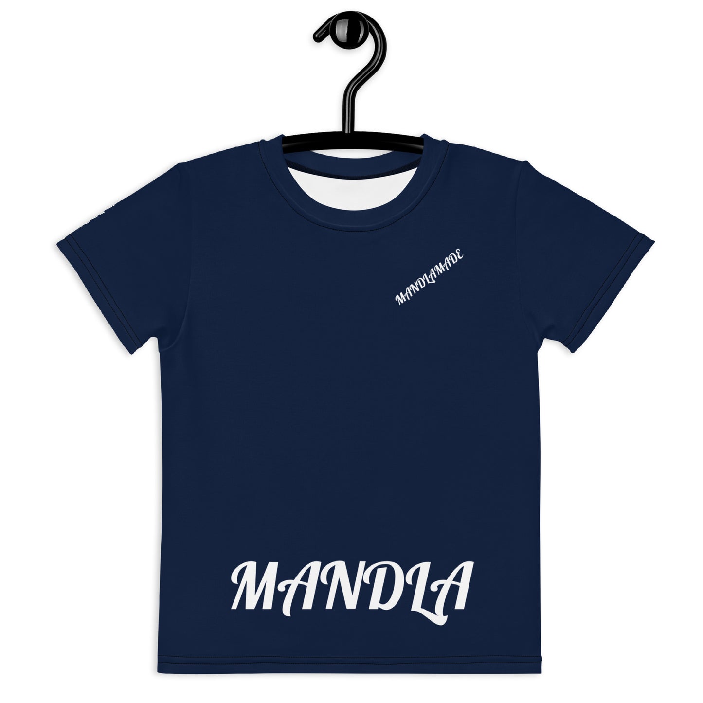 MM Kids blue crew neck t-shirt