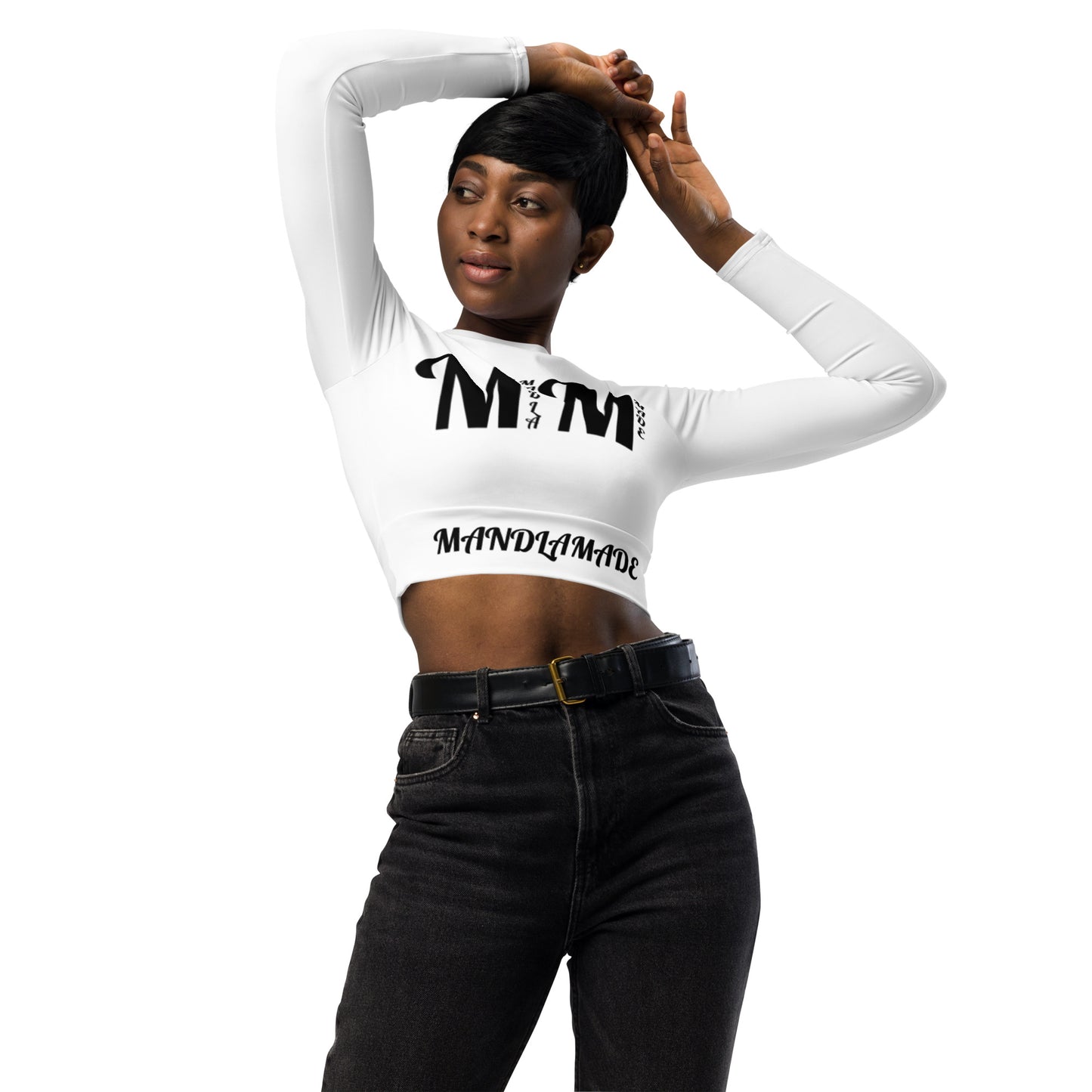 MM Kool long-sleeve crop top