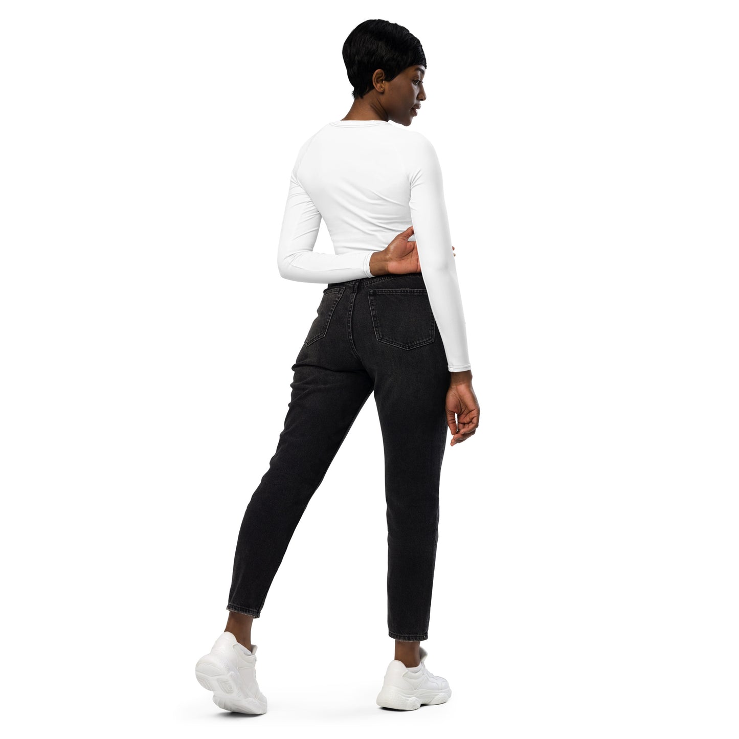 MM Kool long-sleeve crop top