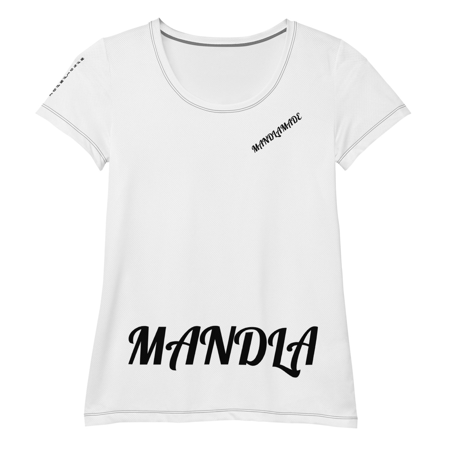 MM See ME! White Women's Athletic T-shirt