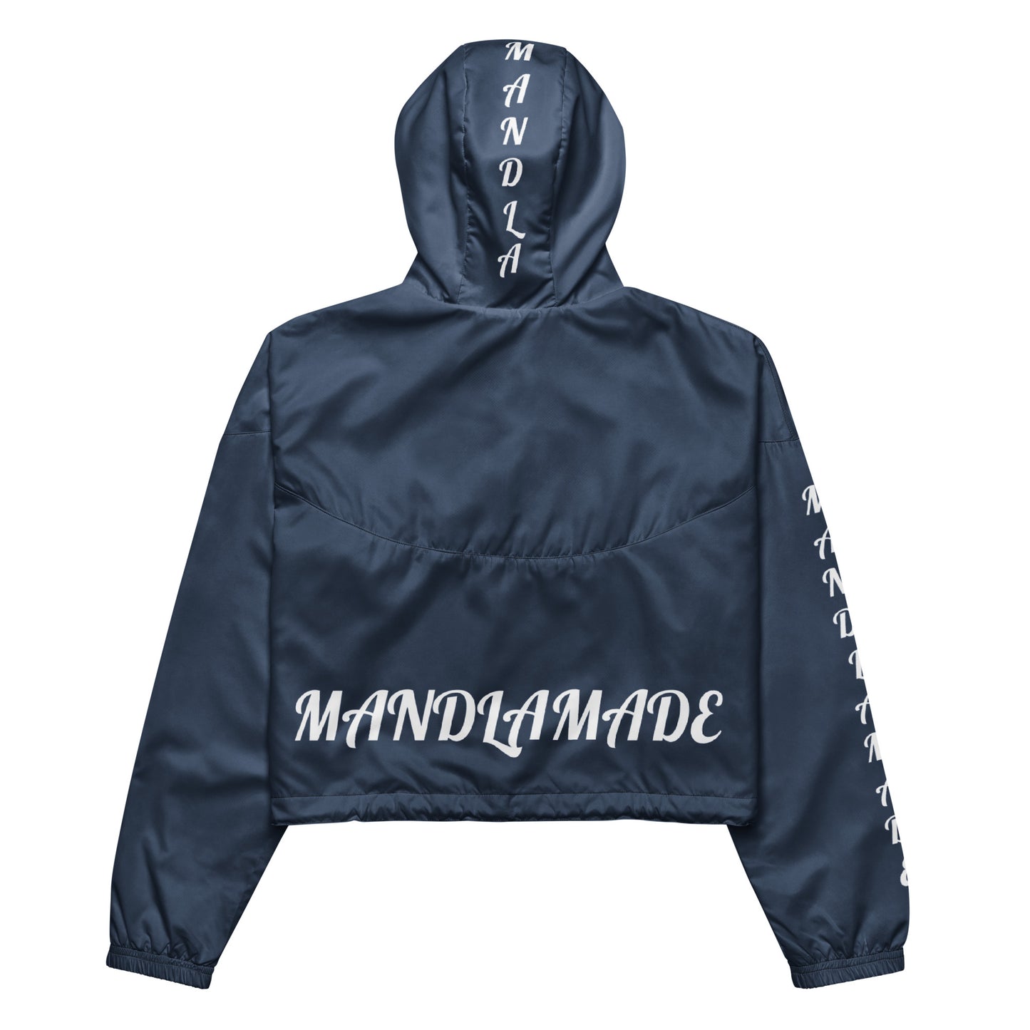 Navy Blue MM Women’s cropped windbreaker