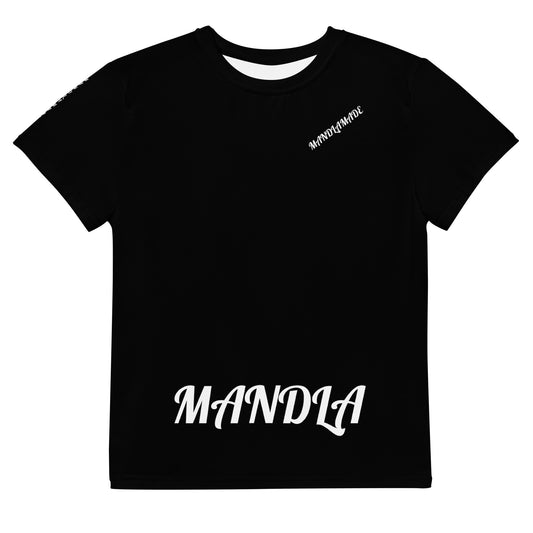 Youth Black MM crew neck t-shirt