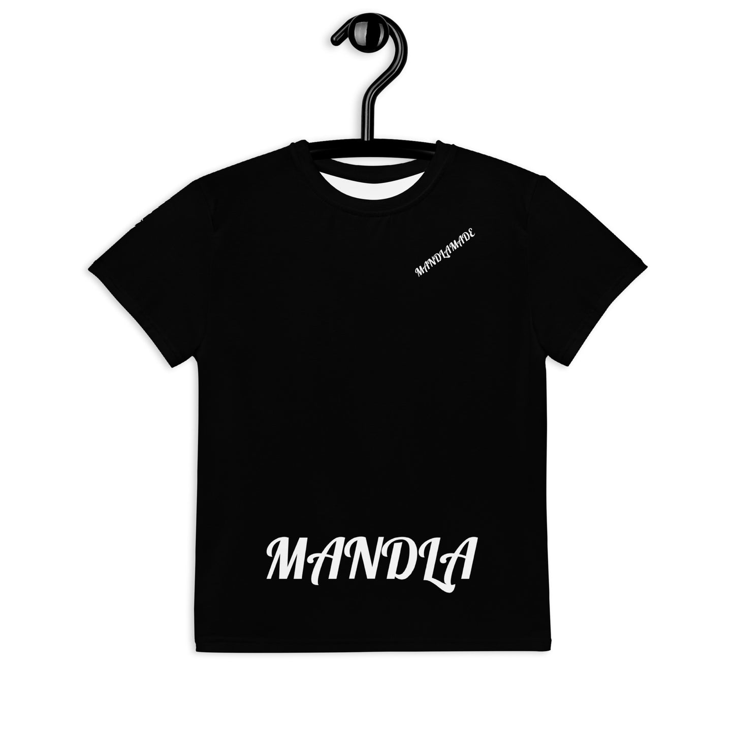 Youth Black MM crew neck t-shirt