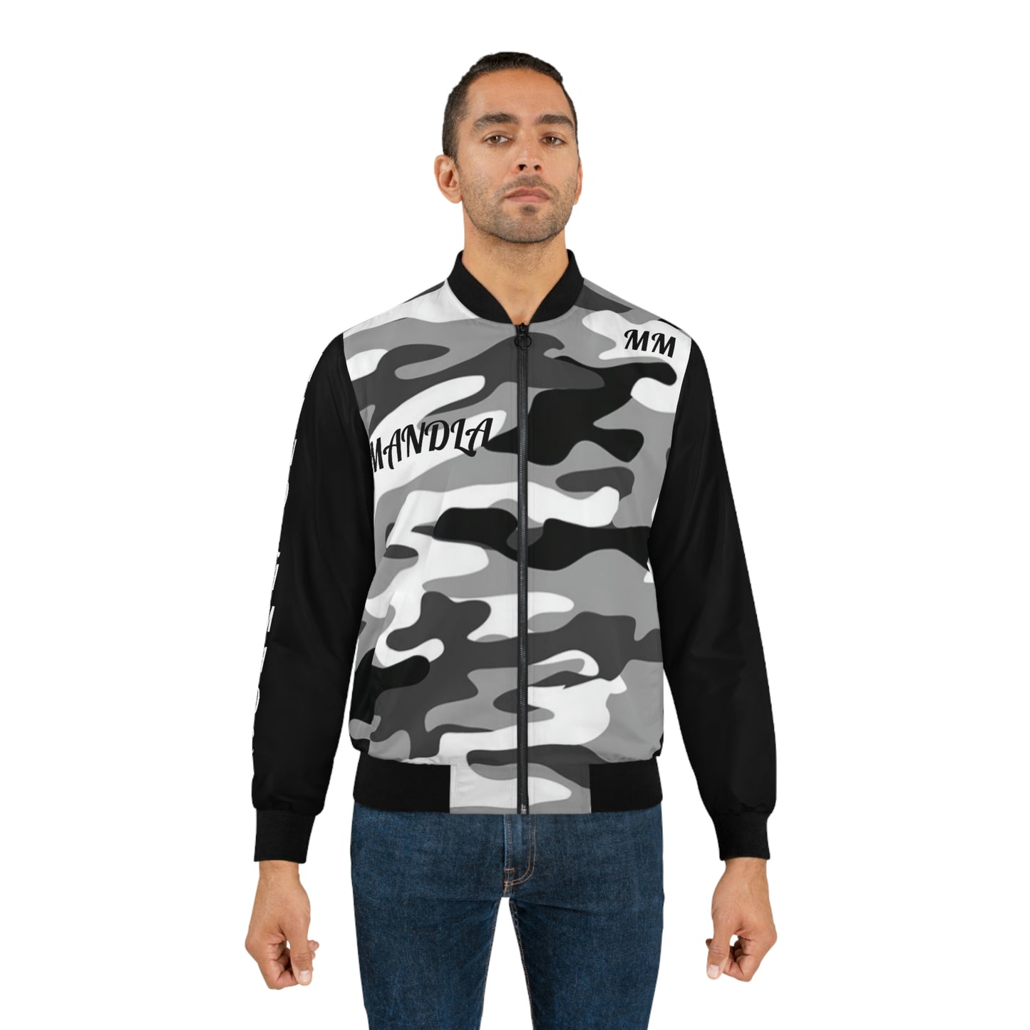 MANDLA Camo Men's Bomber Jacket