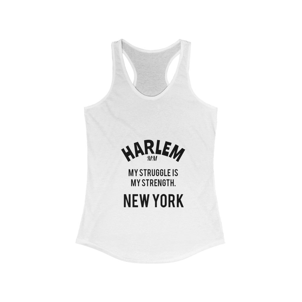 HARLEM Struggle Women's Ideal Racerback Tank