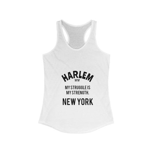 HARLEM Struggle Women's Ideal Racerback Tank