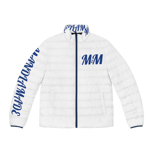 MM White/Blue Puffer Jacket