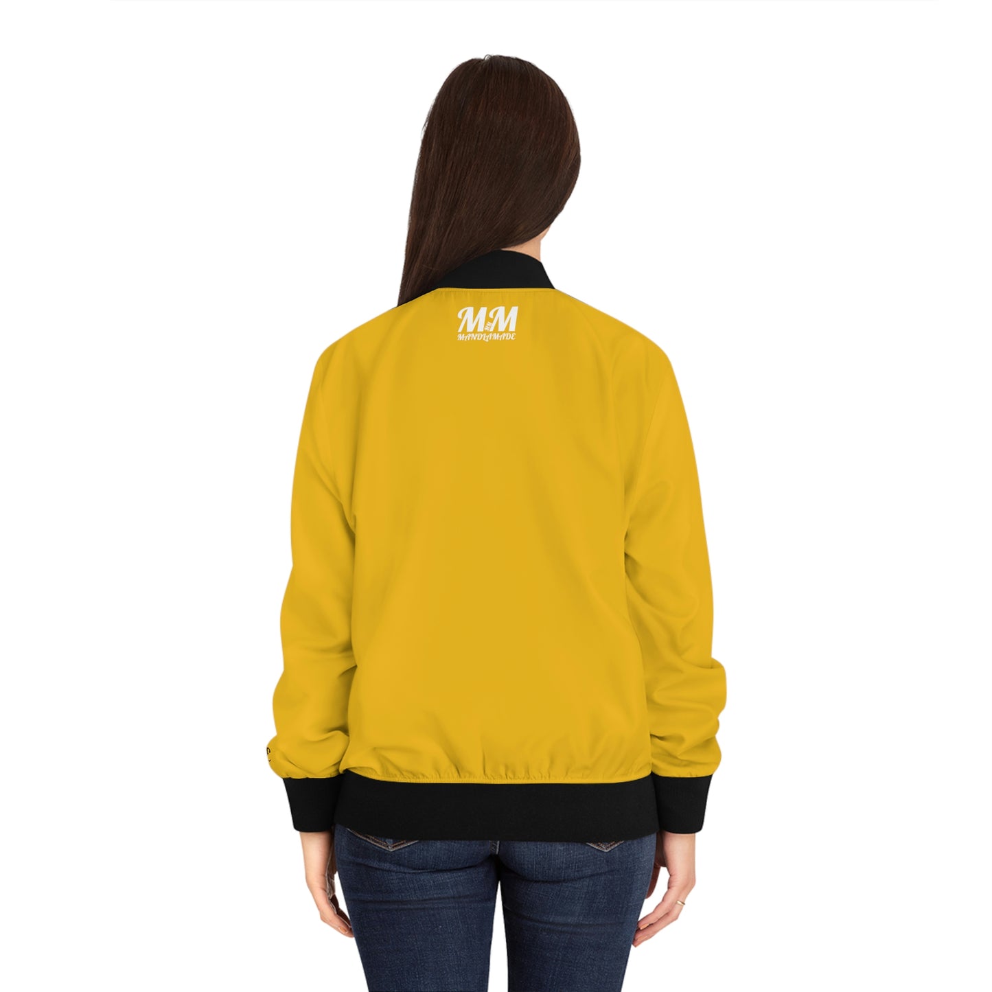 Women's YELLOW All that Bomber Jacket