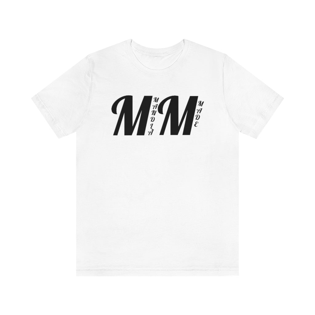 MM white Unisex Jersey Short Sleeve Tee