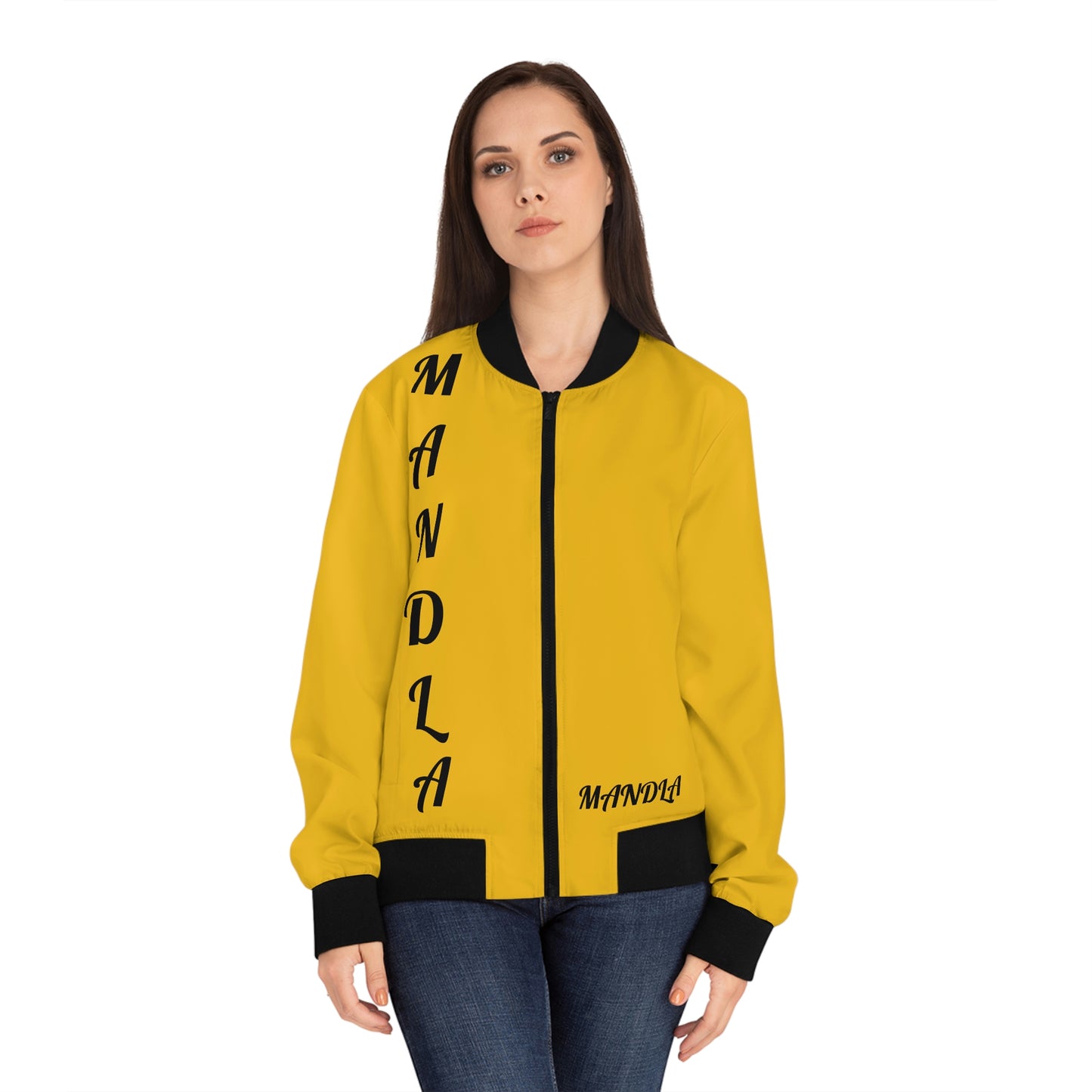 Women's YELLOW All that Bomber Jacket