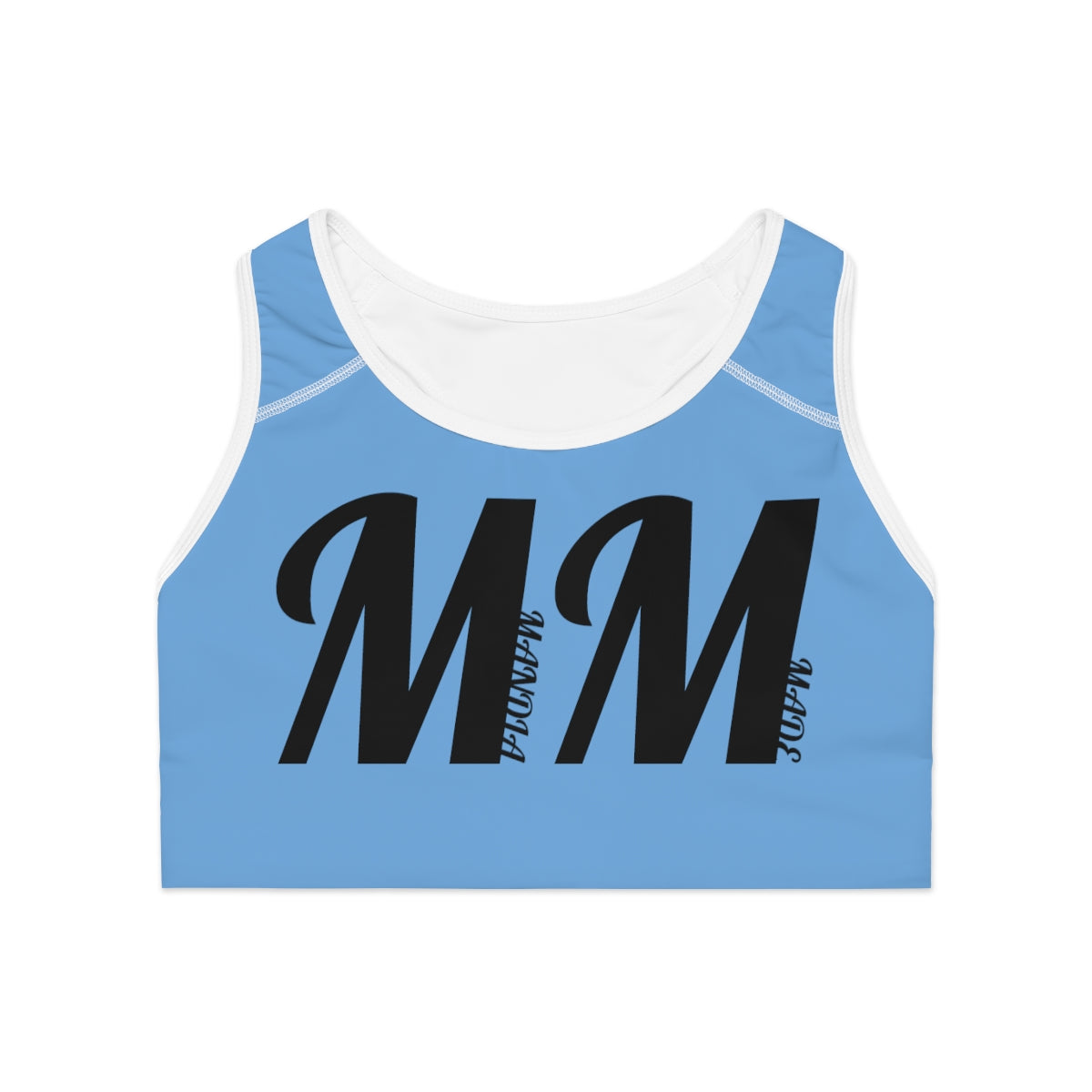 MM FEMALE soft blue Sports Bra