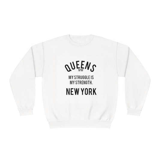 Female Queens NY Crewneck Sweatshirt