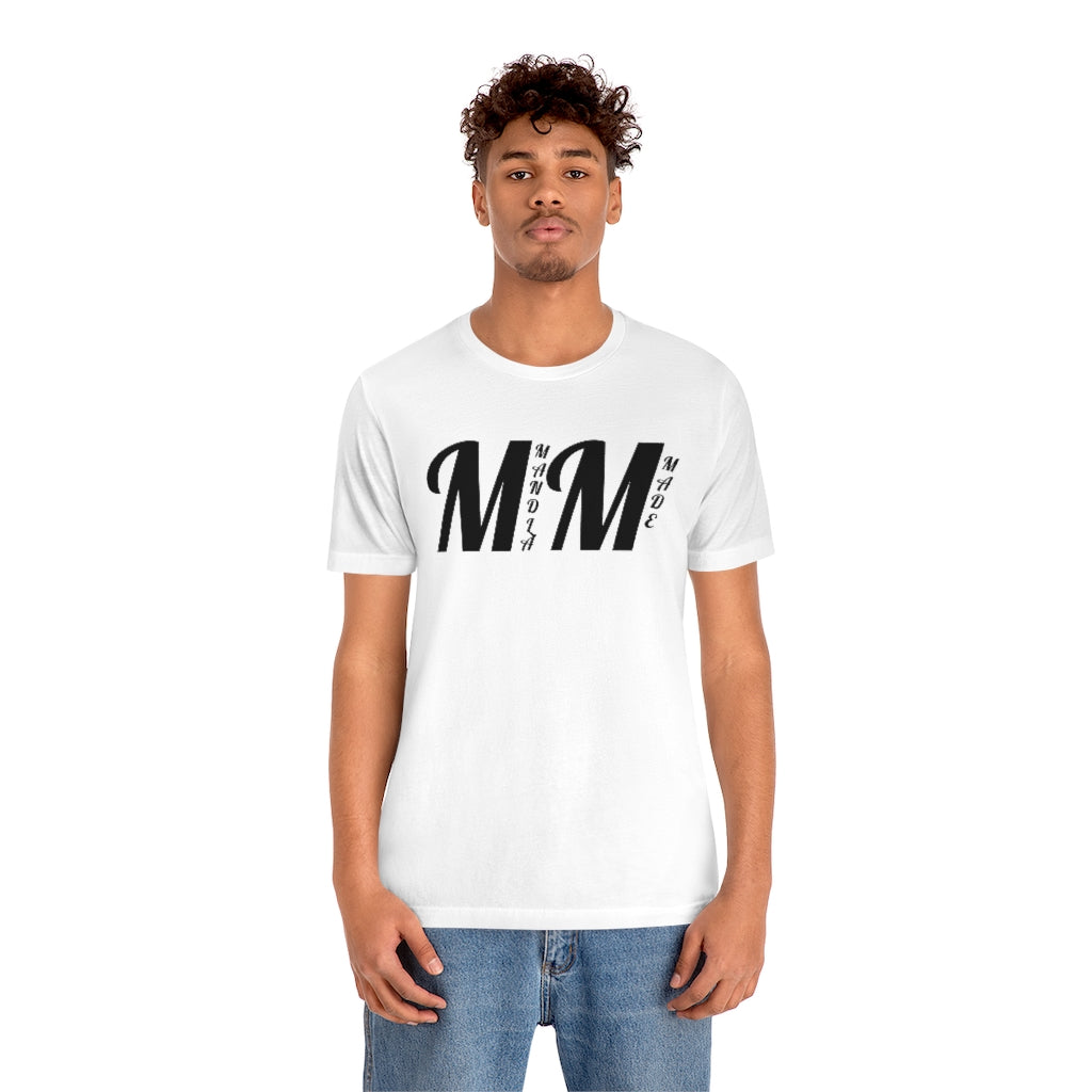 MM white Unisex Jersey Short Sleeve Tee