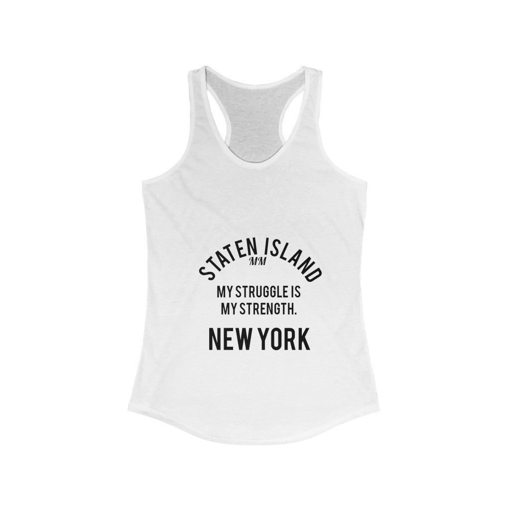 Staten Island Women's Ideal Racerback Tank