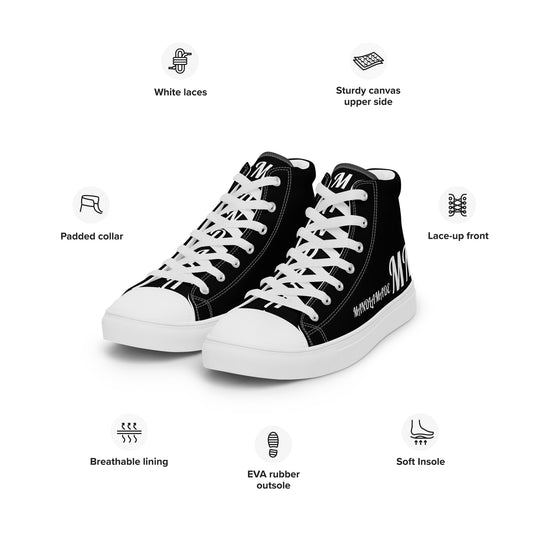 MM Men’s high top canvas shoes